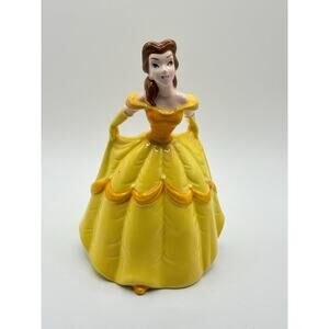 Disney Beauty and the Beast Princess Belle Ceramic Figurine 6.25" (H) Japan